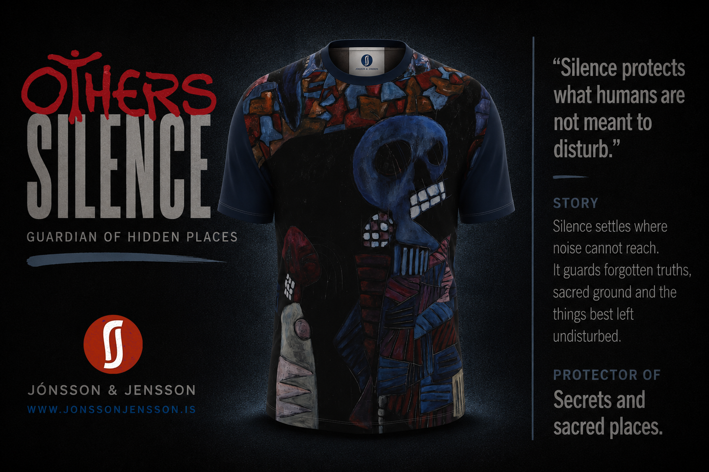 Silence – The Guardian of Hidden Places | Original Nordic Art T-Shirt