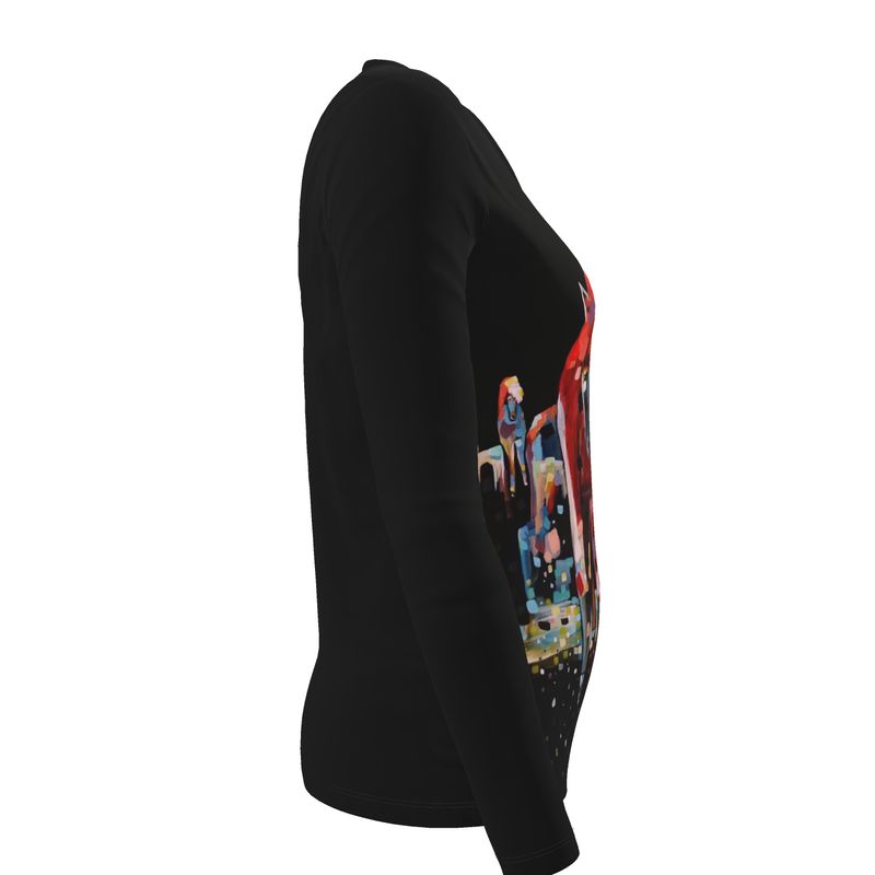 Womens Long Sleeve T-Shirt - Forustuhestur