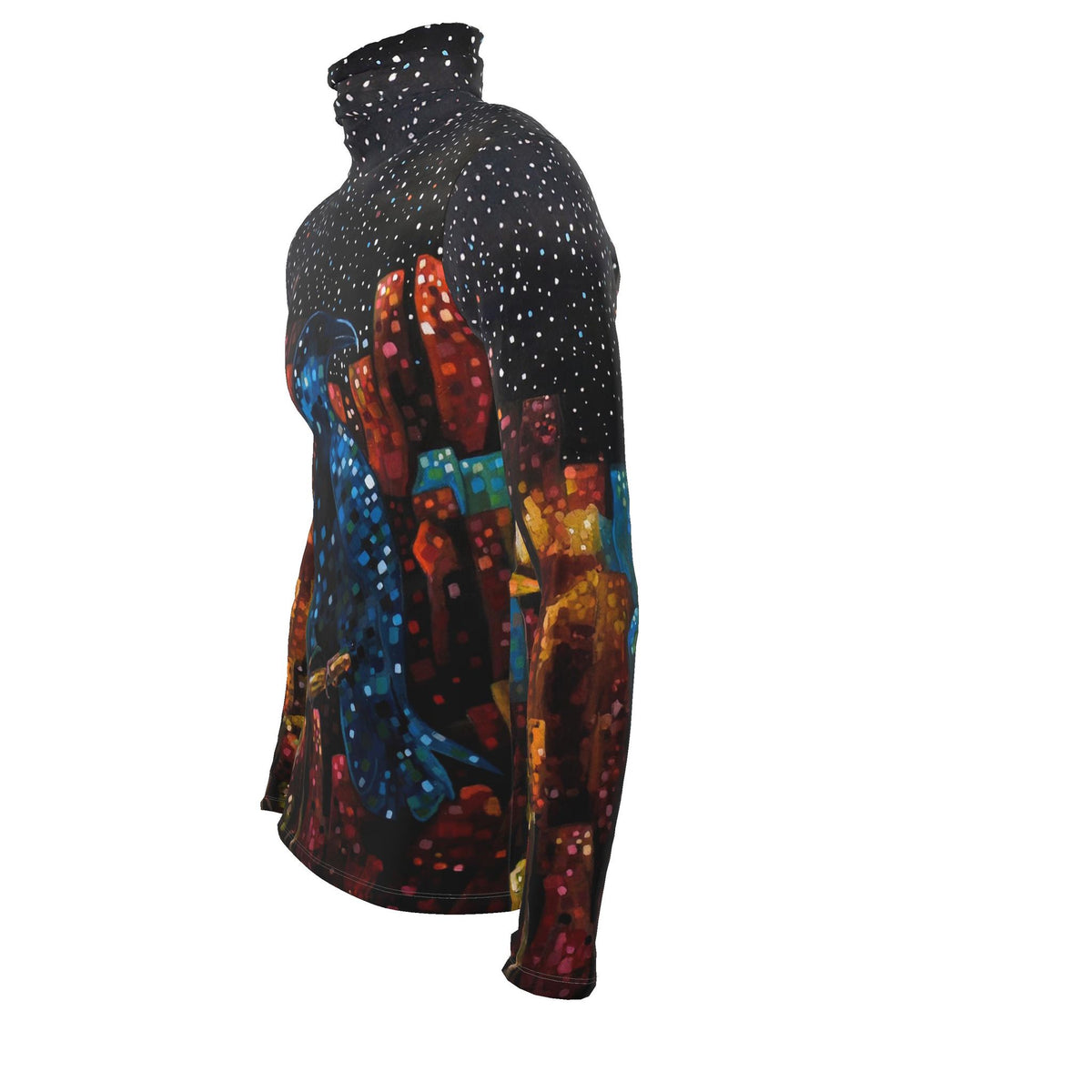 Vökull Men’s Roll Neck – Icelandic Wearable Art