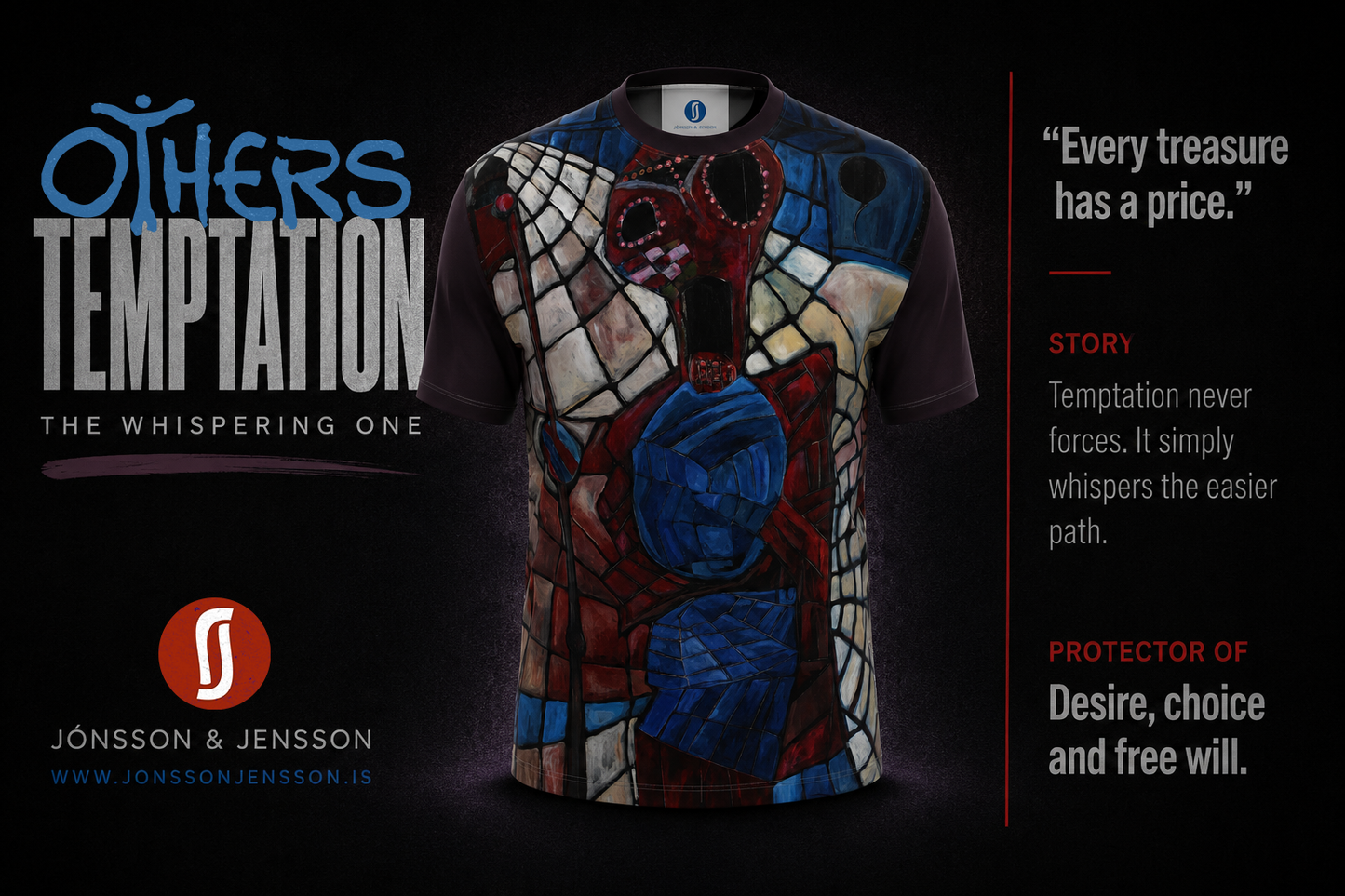 Temptation – The Whispering One | Original Nordic Art T-Shirt